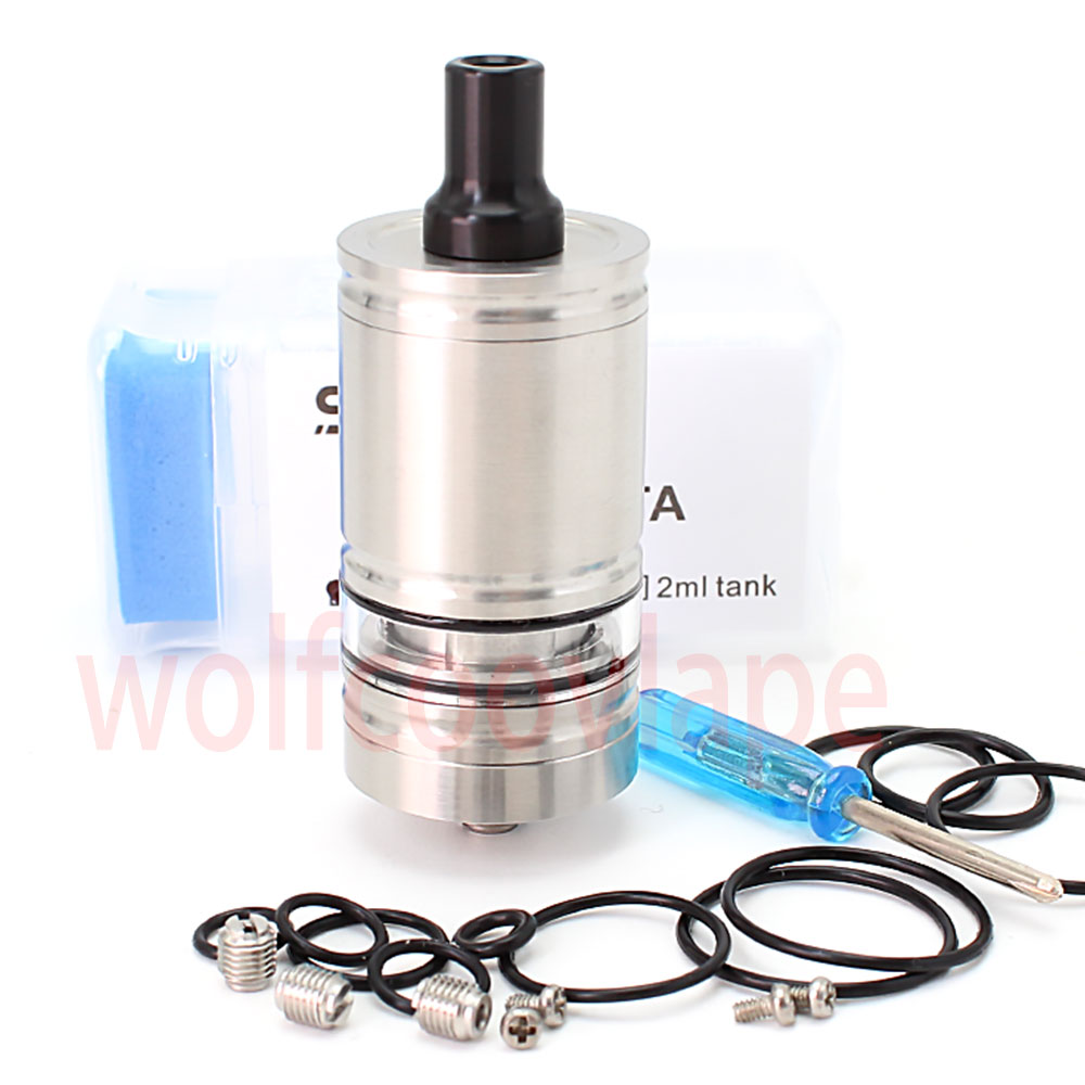 Vaping Air - Atomizador Wolfcoolvape Lindy RTA 316SS, Tanque