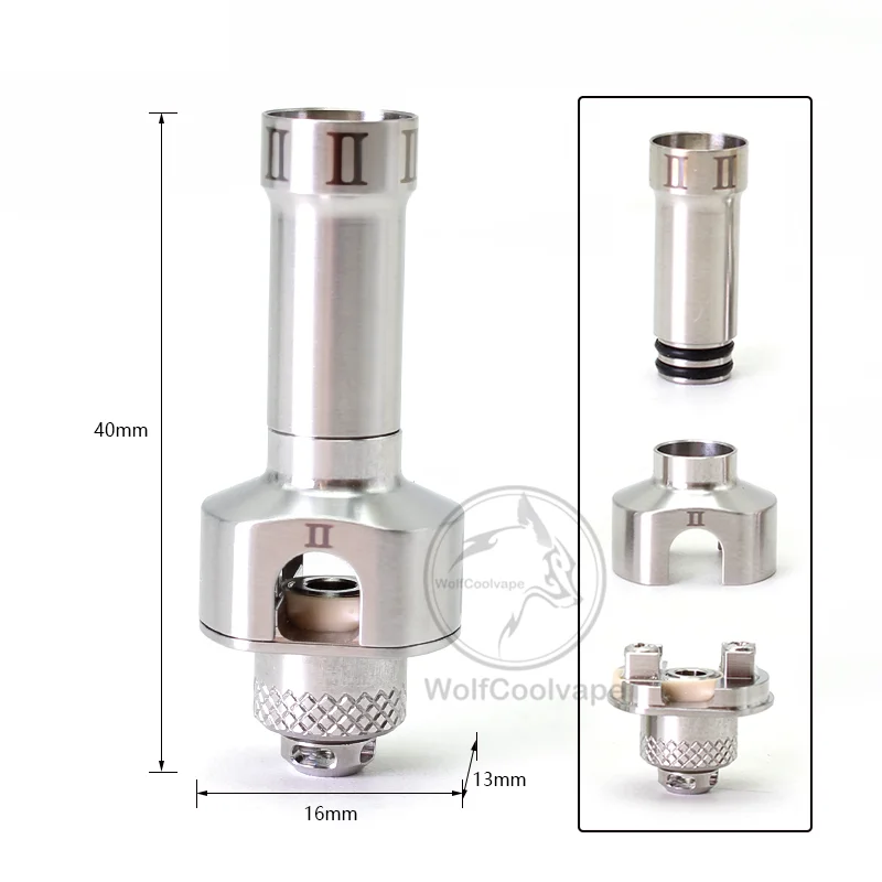 Puente RBA estilo WOLFCOOLVAPE - Vaping Air reseña y precio