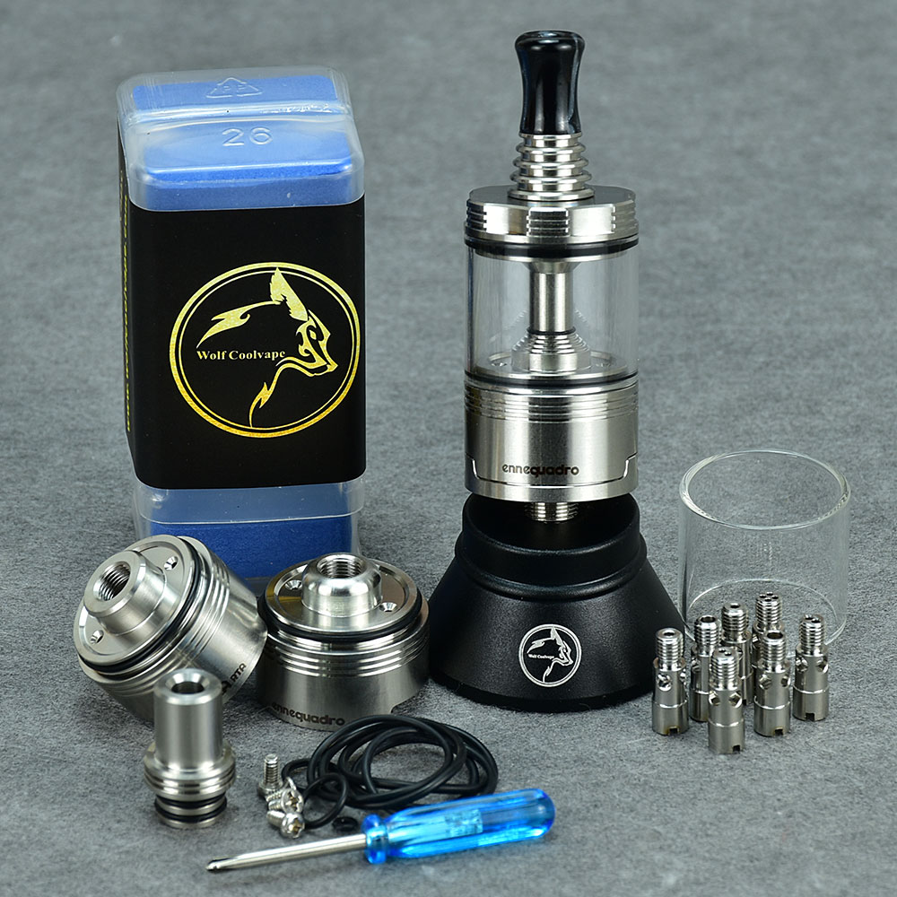 Wolfcoolvape Moka mtl RTA Atom - Vaping Air reseña y precio