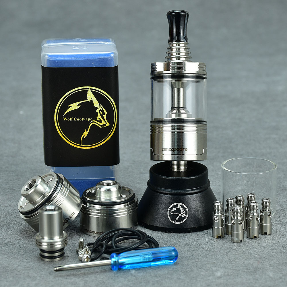Wolfcoolvape Moka mtl RTA Atom - Vaping Air reseña y precio