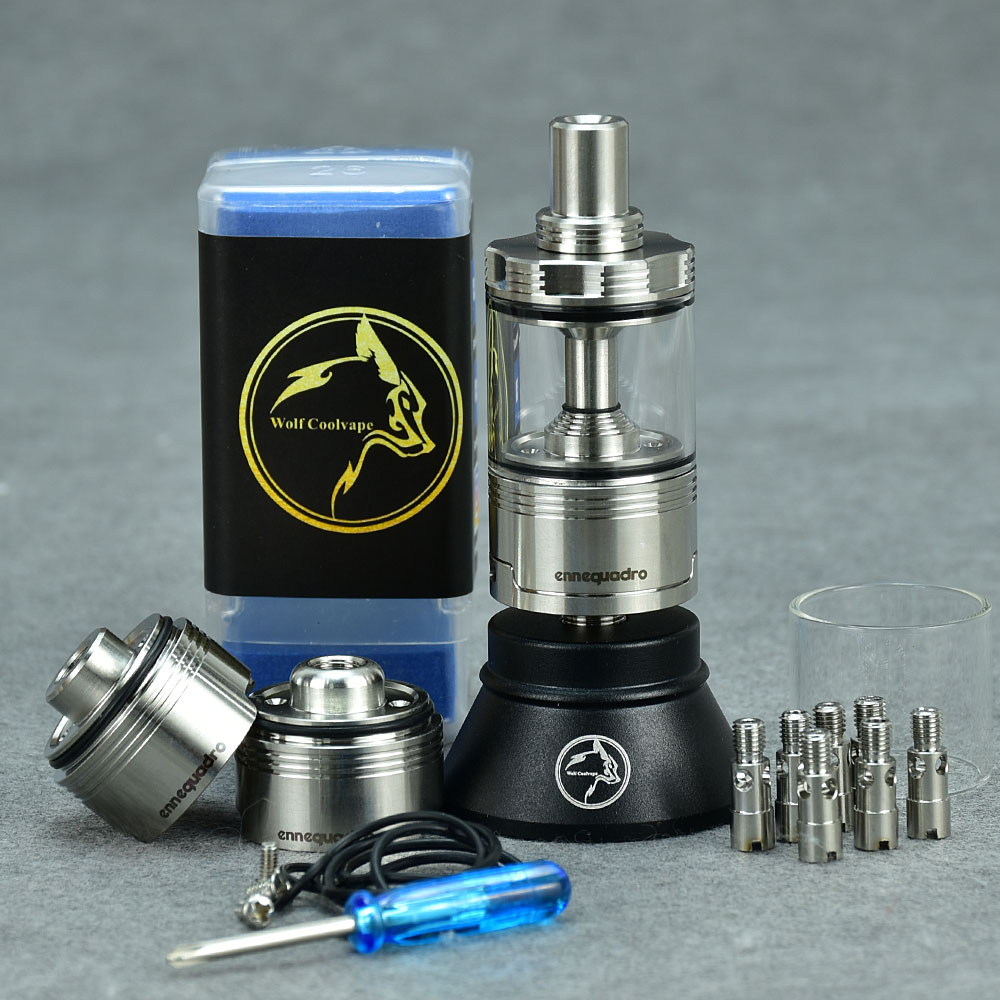 Wolfcoolvape Moka mtl RTA Atom - Vaping Air reseña y precio