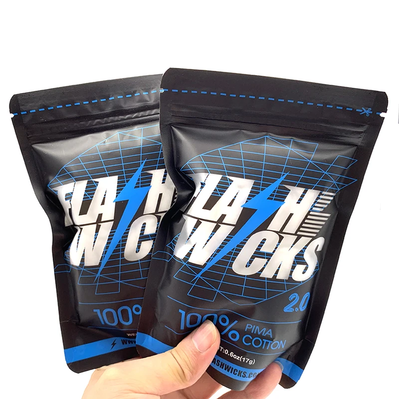Vmiss Flash Wicks PIMA algodón - Cotton Wick Organic reseña y precio